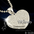Lover Gift 925 Sterling Silver Heart Shape Pendant (B-3843, B-4071, B-3123, B-3675BW, B-4113)